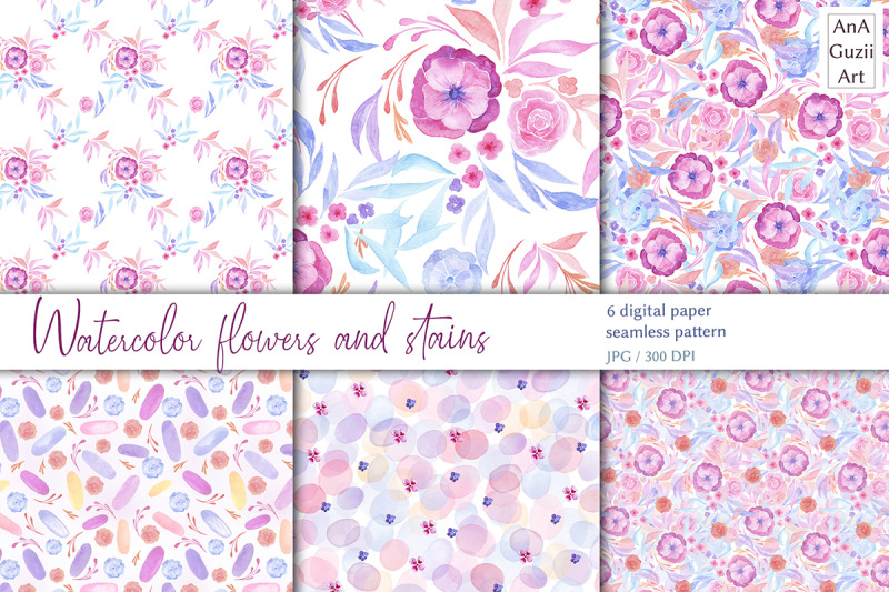 watercolor-floral-seamless-pattern