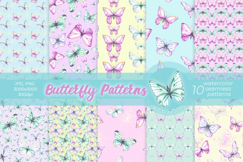 butterfly-patterns-watercolor-patterns-png-jpg