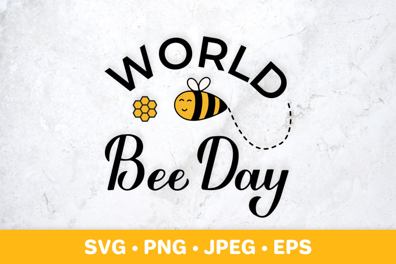 world-bee-day-svg-cute-bee-and-honeycomb