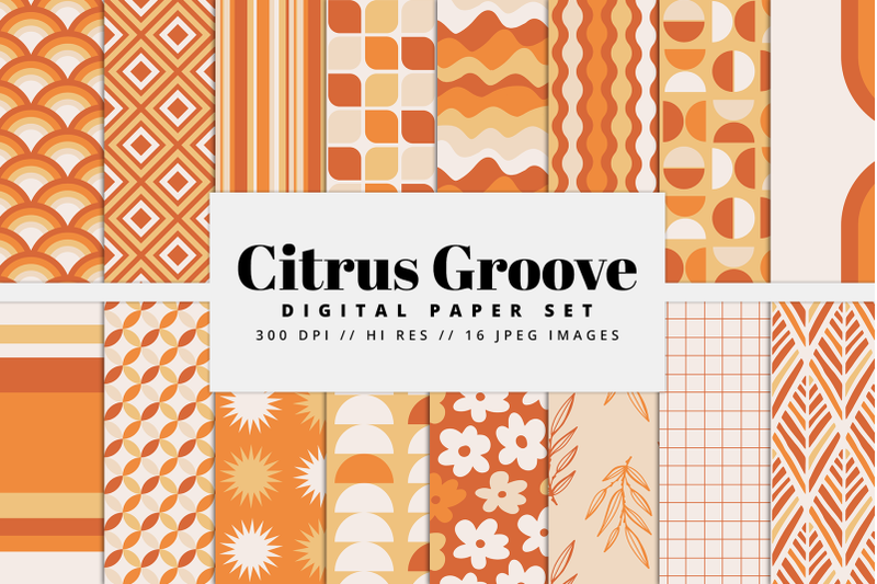 citrus-groove-digital-paper