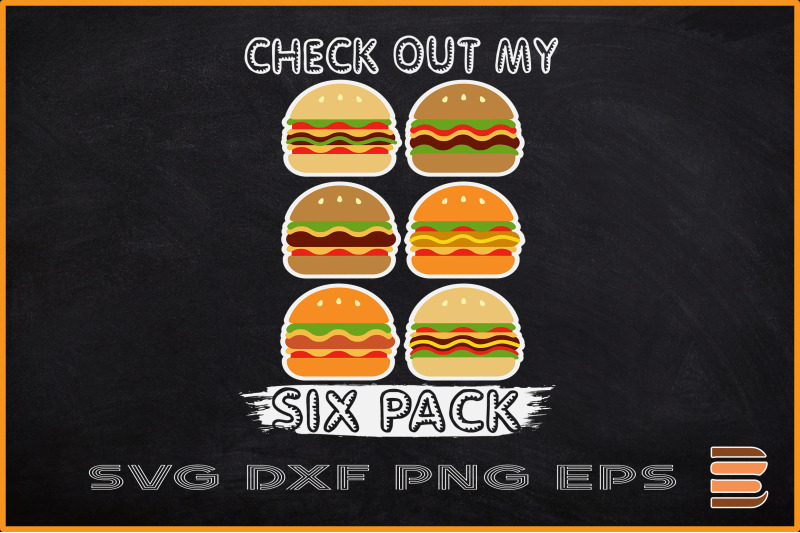 check-out-my-six-pack-burger-funny