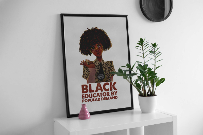 black-teacher-educator-quotes-design-sublimation-file