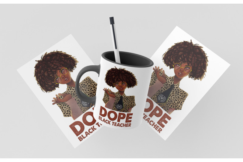 dope-black-teacher-powerful-vector-best-gift-for-teacher-png