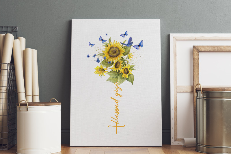 blessed-gigi-sunflower-gift-for-mother-day-png