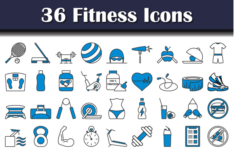 fitness-icon-set