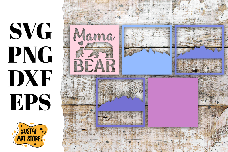 light-shadow-box-mama-bear-3d-layered-paper-cut