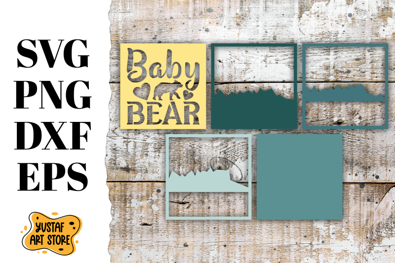 light-shadow-box-baby-bear-3d-layered-paper-cut