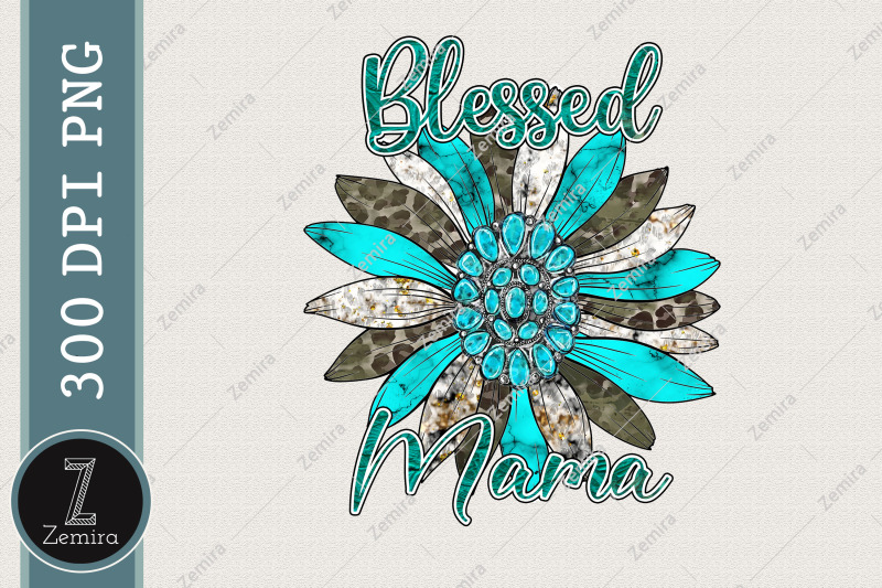 blessed-mama-western-turquoise-gem-stone