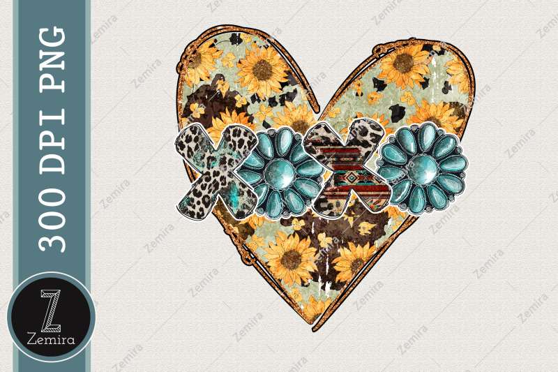 xo-heart-western-turquiose-sublimation