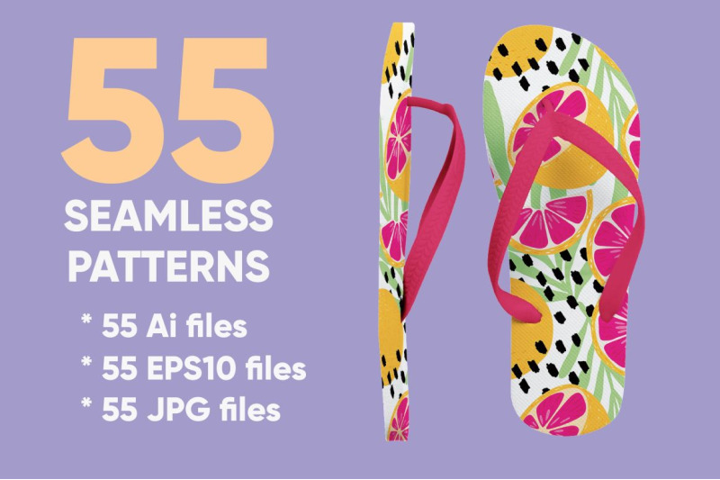 55-tropical-fruit-seamless-patterns