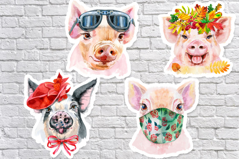 cute-watercolor-pigs-part-13