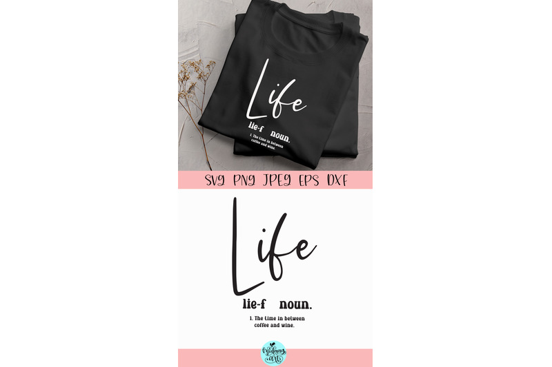 life-definition-svg-positive-quote-cut-file