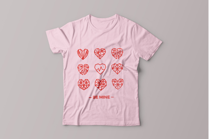 70-geometric-hearts-logo