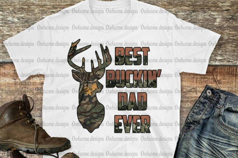 best-bucking-dad-ever-sublimation-design