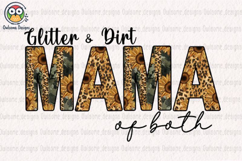 glitter-and-dirt-mama-of-both-sublimation-design