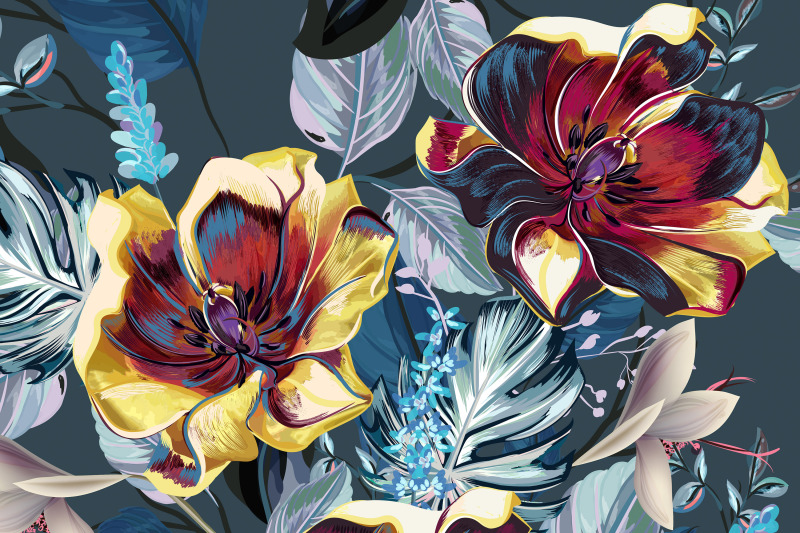 tulip-vector-seamless-baroque-pattern