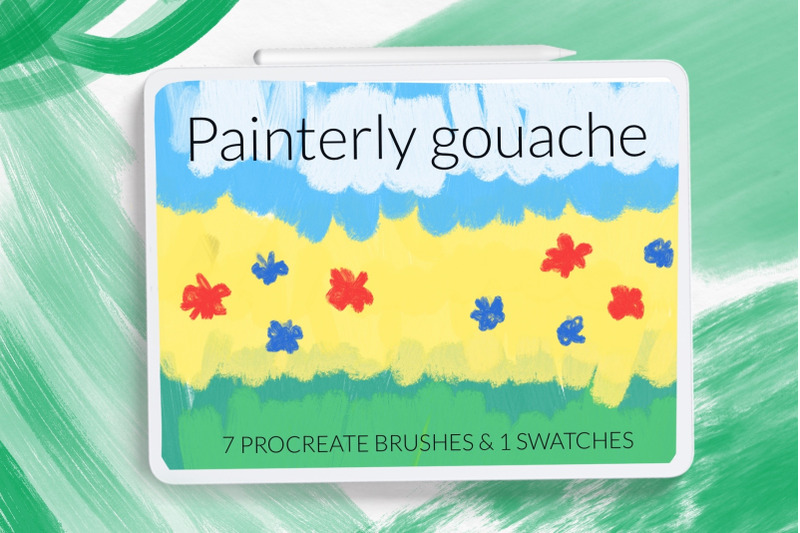 painterly-gouache-procreate-brushes