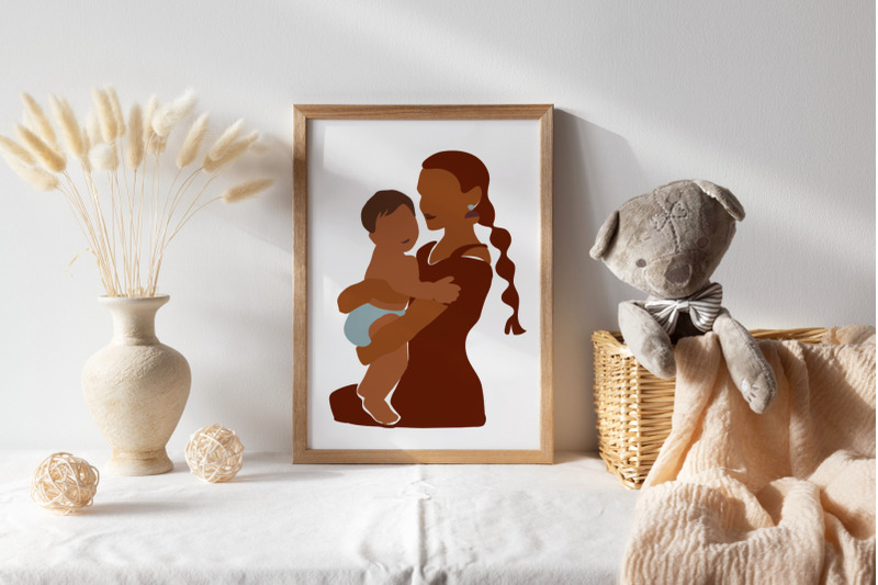 mother-and-baby-clipart