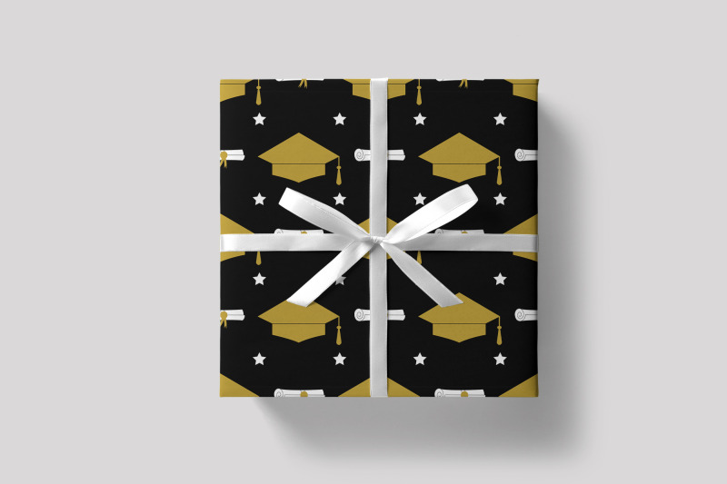 graduation-digital-paper-bundle-graduate-seamless-pattern