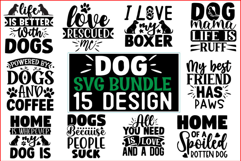 dog-svg-t-shirt-design-bundle