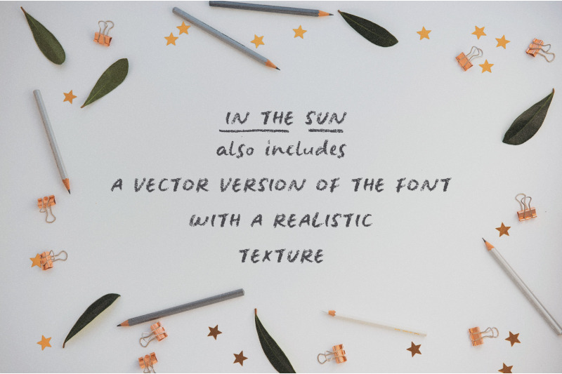 in-the-sun-handwritten-svg-font