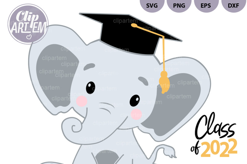 cute-graduation-elephant-svg-clip-art-vector-sublimation