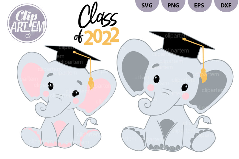 cute-graduation-elephant-svg-clip-art-vector-sublimation