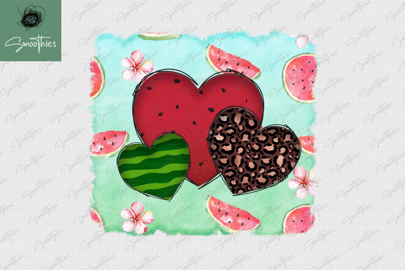 watermelon-heart-with-leopard-png-love