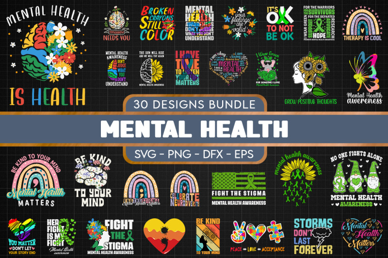 mental-health-svg-bundle