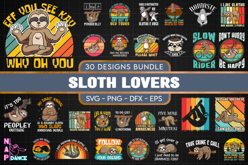 funny-sloth-svg-bundle