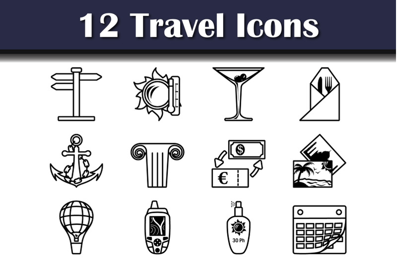 travel-icon-set