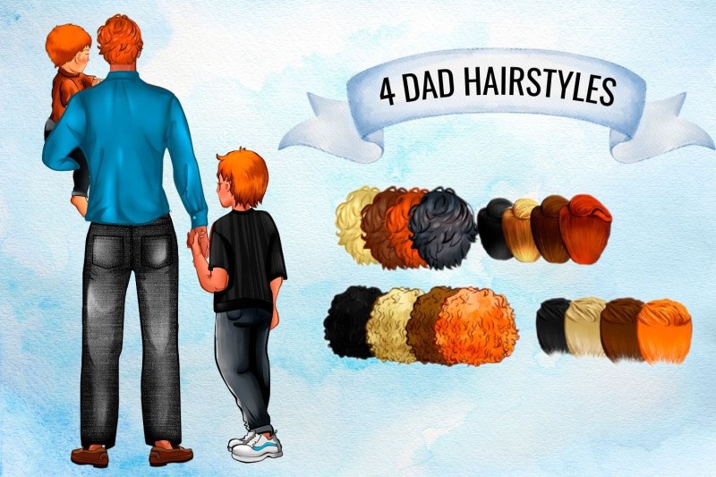 dad-amp-kids-family-creator-clipart