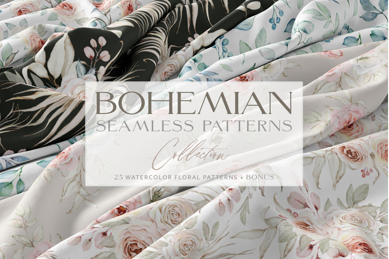 bohemian-seamless-patterns