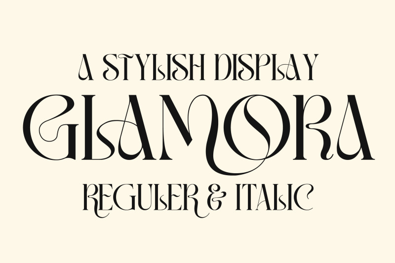 glamora-typeface