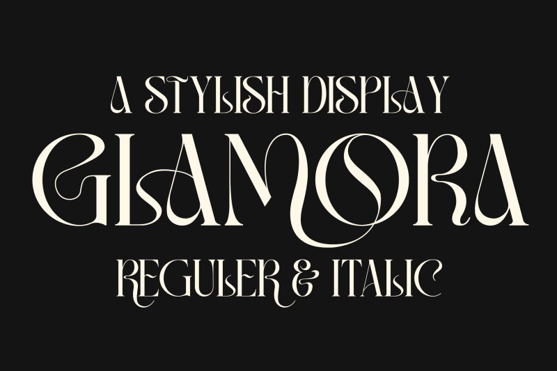 glamora-typeface