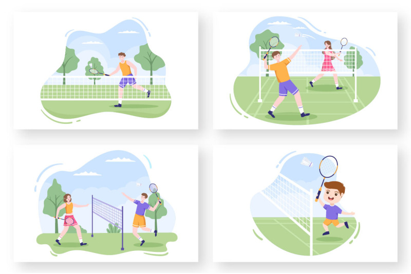 15-badminton-player-design-illustration