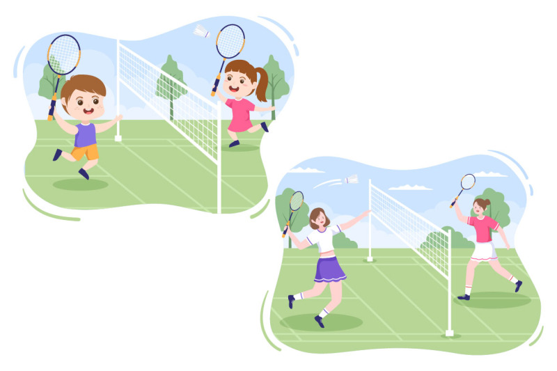 15-badminton-player-design-illustration