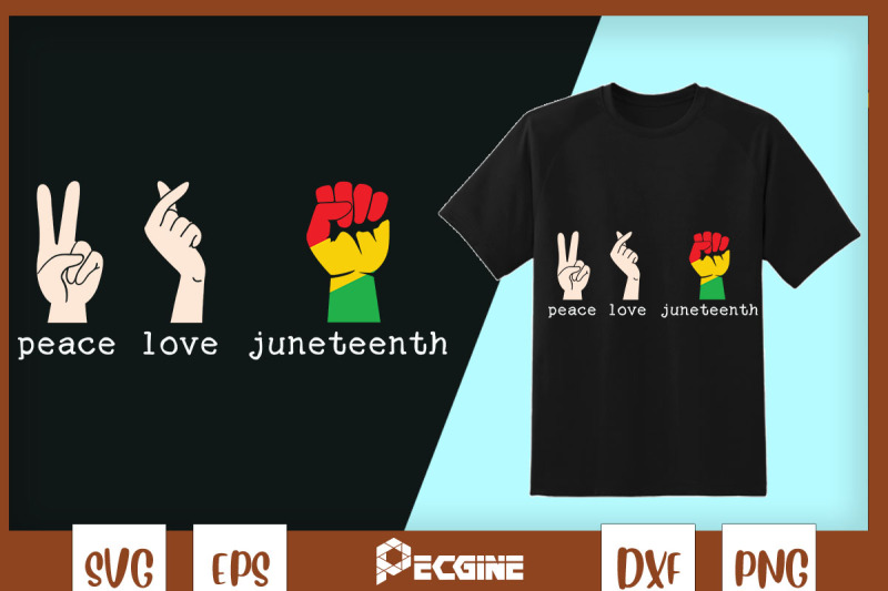 peace-love-juneteenth-pride-black