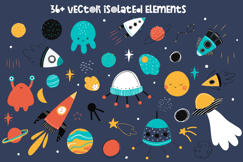 space-vector-clipart-collection