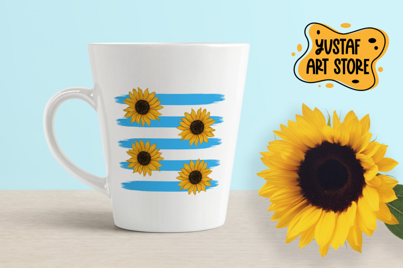 watercolor-sunflower-amp-blue-strips-summer-sublimation-design