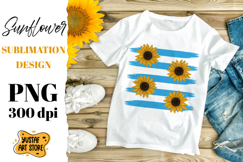 watercolor-sunflower-amp-blue-strips-summer-sublimation-design