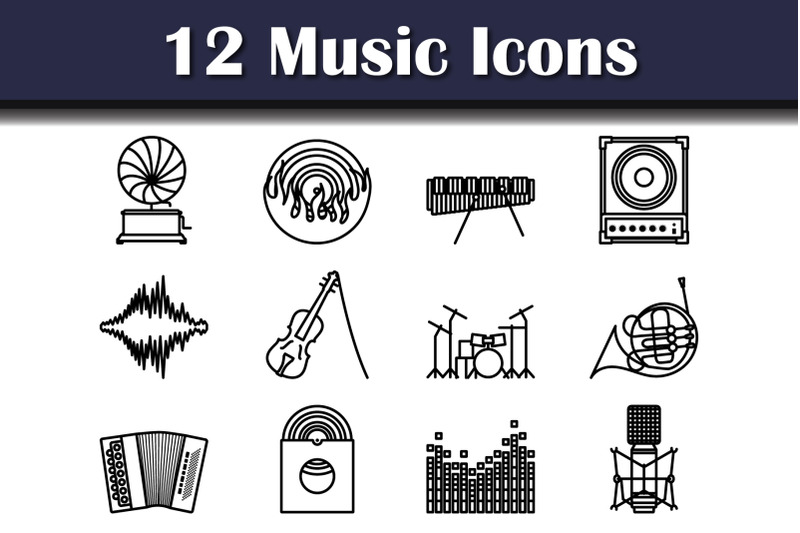 music-icon-set