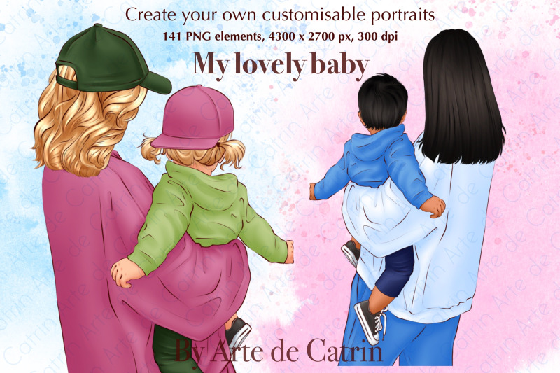 my-lovely-baby-clipart-mom-with-baby