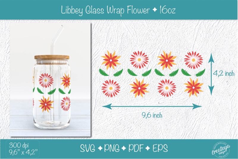 libbey-glass-wrap-sublimation-with-groovy-red-flowers