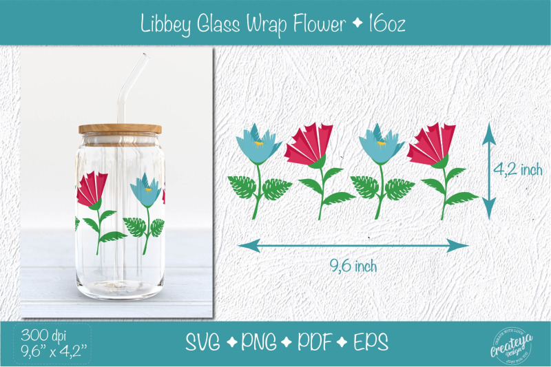 glass-wrap-sublimation-with-groovy-flowers