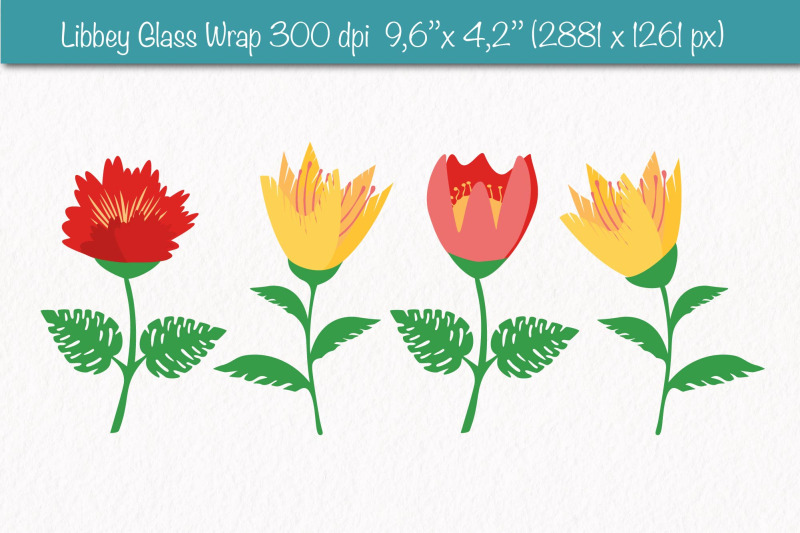 glass-wrap-sublimation-with-groovy-flowers-png-svg