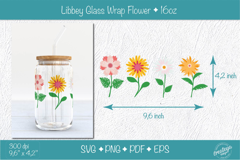 libbey-glass-wrap-with-groovy-flowers-and-daisy-svg-png