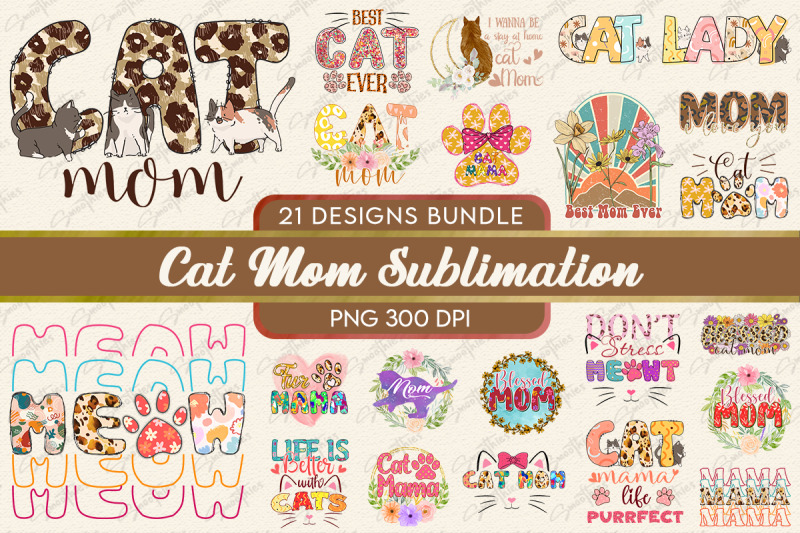 cat-mom-sublimation-bundle