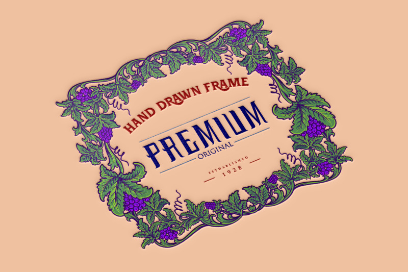 classic-frame-wine-labels-with-floral-ornate