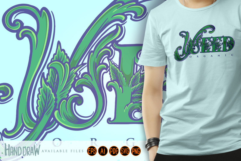 classic-weed-leaf-marijuana-lettering-words-isolated